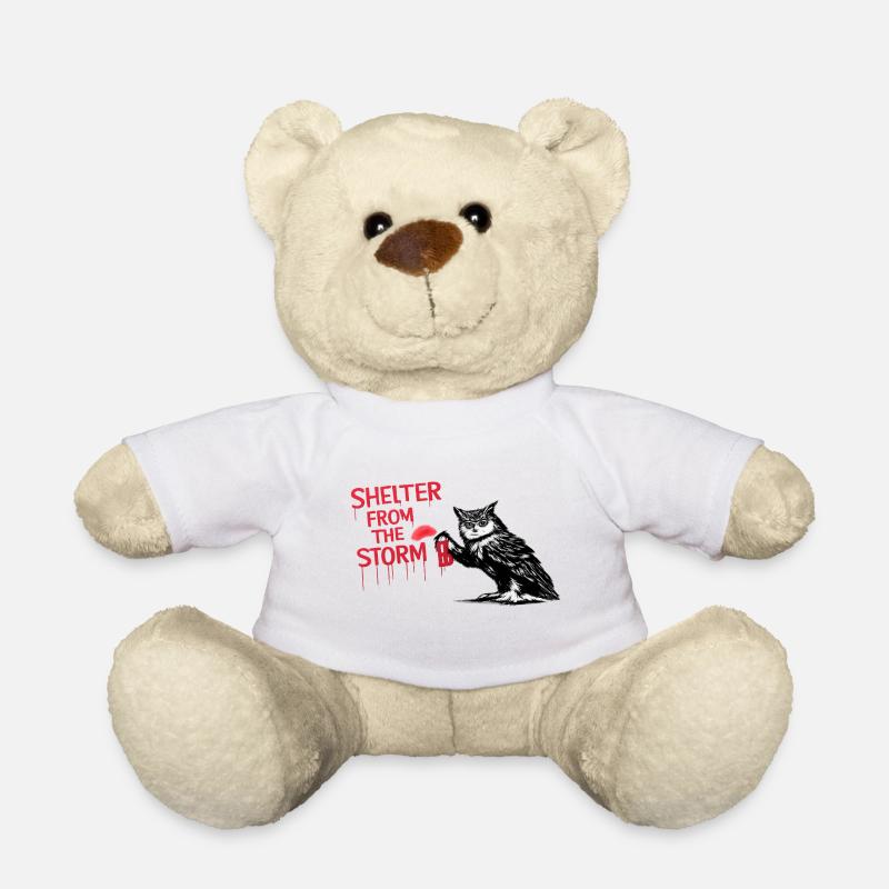 Abri contre la tempête - Nounours - blanc