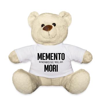 Memento Mori – Rappelez-vous que vous mourrez - Nounours - blanc - Devant