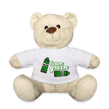 Équipe Souriante Crayon Green - Nounours - blanc - Devant