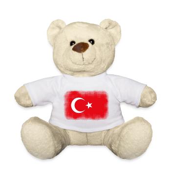 Turkey as Turkey - Teddy Bear - white - Front