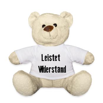 Leistet_wiederstand  - Teddy - Weiß - Vorne