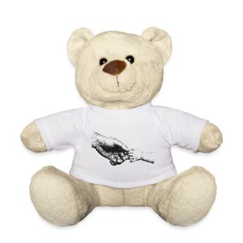 Father and child - Teddy Bear - white - Front