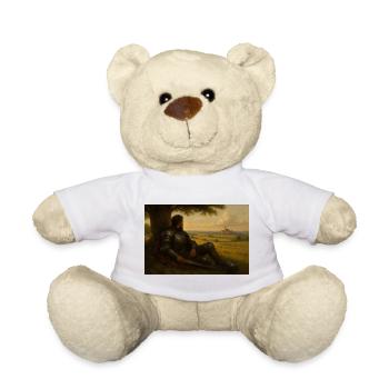 Knight at the edge of the forest - Teddy Bear - white - Front