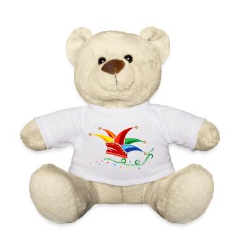 Serpentins confettis - Nounours - blanc - Devant