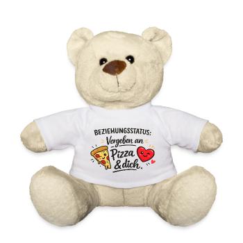 Statut relationnel : attribué à Pizza & You - Nounours - blanc - Devant