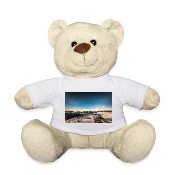 Die Nacht SKy über den Agrafa-Bergen - Teddy - Weiß - Vorne