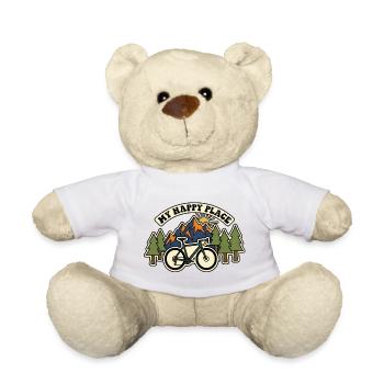 Mein Happy Place Kiesradfeld - Teddy - Weiß - Vorne