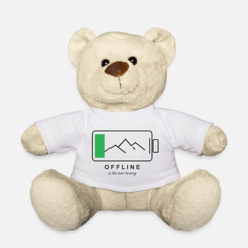 Digital Detox - Teddy Bear - white