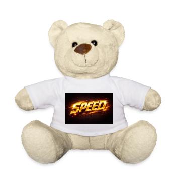 Golden Neon Speed Design - Teddy Bear - white - Front