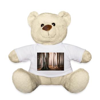 Forest light: Rays of sunshine in the cloud forest - Teddy Bear - white - Front