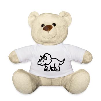 Triceratops - Teddy - Weiß - Vorne