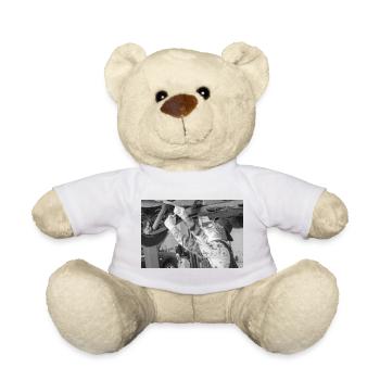 Katzenmechaniker unter dem Auto - Teddy - Weiß - Vorne
