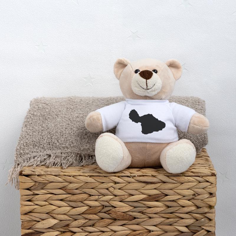 Maui map Teddy Bear
