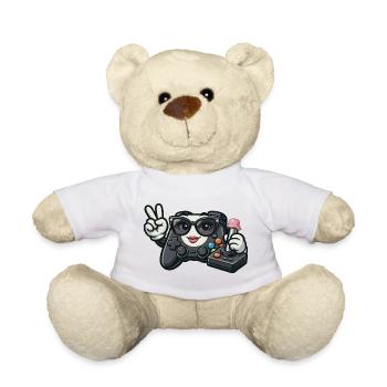 Manette de jeu Kawaii WWII - Nounours - blanc - Devant