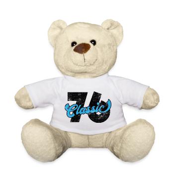 1976 50th Birthday - Teddy Bear - white - Front