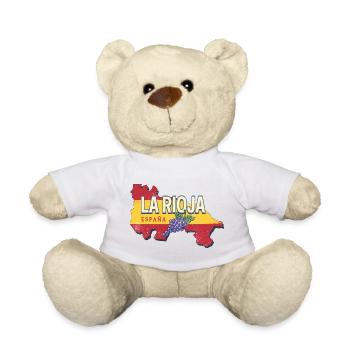 La Rioja Spanien Retro Region Reben Vintage Wein - Teddy - Weiß - Vorne
