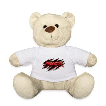 Raubtier-Kratz Retro-Style - Teddy - Weiß - Vorne