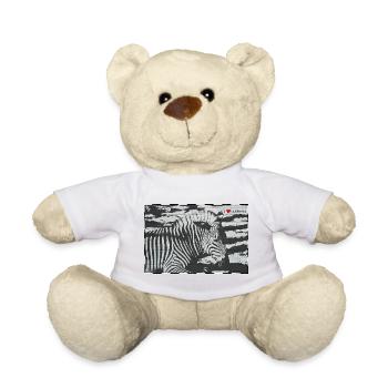 Zèbre - Nounours - blanc - Devant