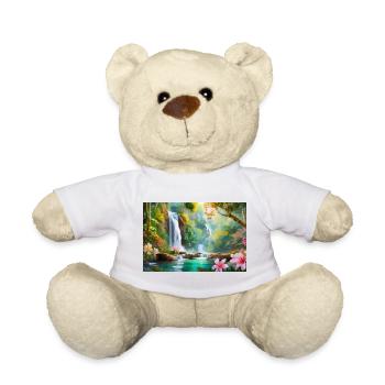 Dschungelwasserfall Traum - Teddy - Weiß - Vorne