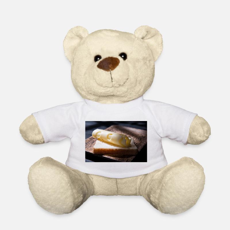 Boucle de fromage sur toast - Nounours - blanc