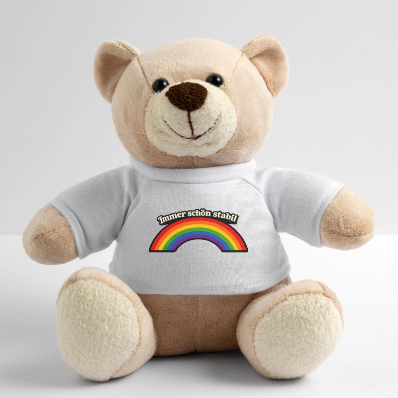 Always nice and stable x Rainbow Teddy Bear