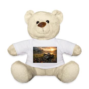 Sonnenuntergangsritter bei Castle Field - Teddy - Weiß - Vorne