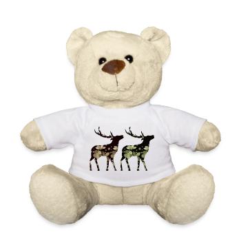Cerf - Nounours - blanc - Devant