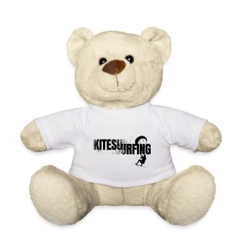 Schriftzug Kitesurfing  - Teddy - Weiß - Vorne