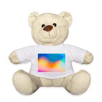 Farbwellen Gradientkulisse - Teddy - Weiß - Vorne