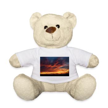Sonnenuntergangszauber am Abend - Teddy - Weiß - Vorne