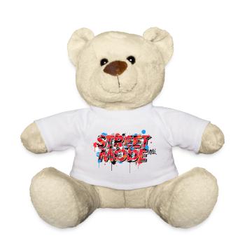 Scène de tuning urbaine de style graffiti Street Fashion - Nounours - blanc - Devant