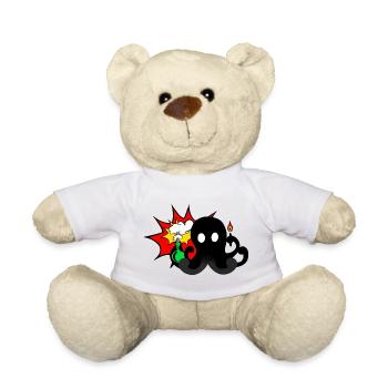 Science Explosion - Teddy Bear - white - Front