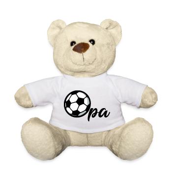 Fußball Opa - Teddy - Weiß - Vorne