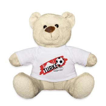 Turquie Football Maillot Supporter Turkey Soccer - Nounours - blanc - Devant