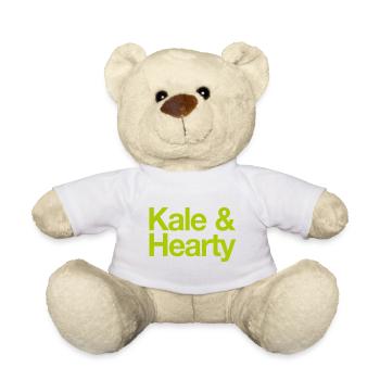 Kale & Hearty Veggie Cheer - Teddy Bear - white - Front