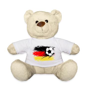 Football allemand utilisé - Nounours - blanc - Devant