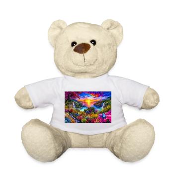 Sonnenuntergangs-Garten Pracht - Teddy - Weiß - Vorne
