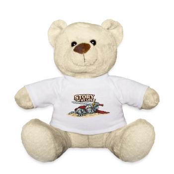 L’histoire de chevalier de ma vie - Nounours - blanc - Devant