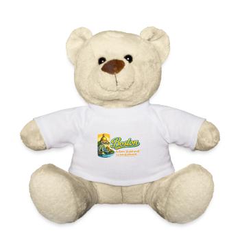 Boston Skyline Retro Vintage Design - Teddy Bear - white - Front