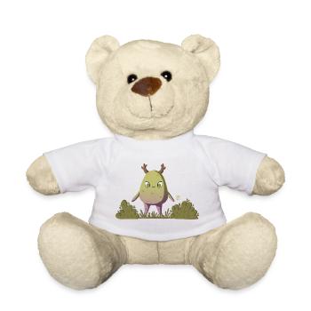 Mossy Forest Creature/Nature Creature - Teddy Bear - white - Front