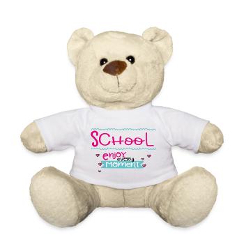 Schule - Teddy - Weiß - Vorne