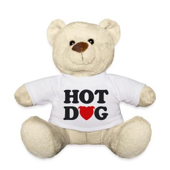 Herzkopf-Hotdog - 031 - Teddy - Weiß - Vorne