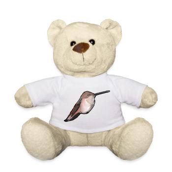 Kolibri im Abendlicht - Teddy - Weiß - Vorne