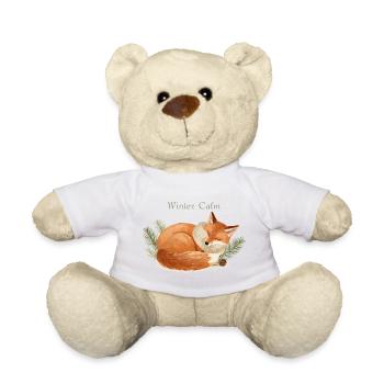 Hiver calme Renard Hiver douillet - Nounours - blanc - Devant