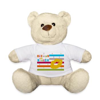 BiZouH de Breizh .... - Nounours - blanc - Devant