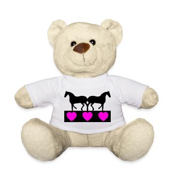 Pferde - Teddy - Weiß - Vorne