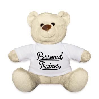 Personal Trainer - Teddy Bear - white - Front