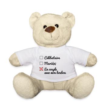Statut matrimoniale boubou - 07 - Nounours - blanc - Devant