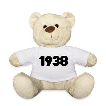 Sport year of birth 1938 - Teddy Bear - white - Front