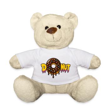 DONUT – Gourmand et coloré - Nounours - blanc - Devant